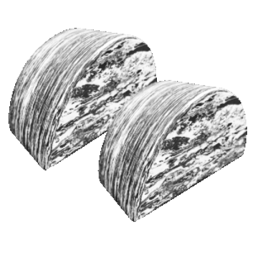 Half-Round Foam Blocks (1-18)